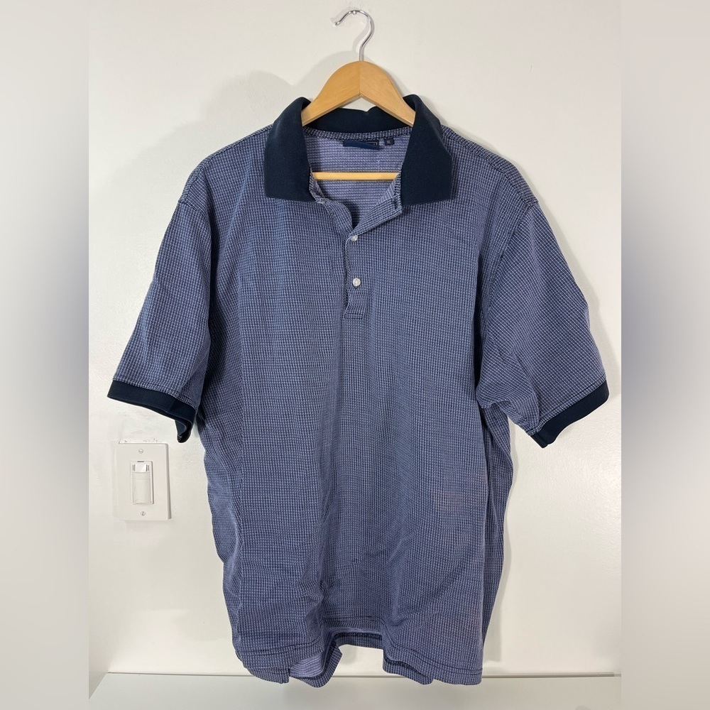 Bobby Jones Player Mens Size XL Golf Polo Short Sleeve Blue
